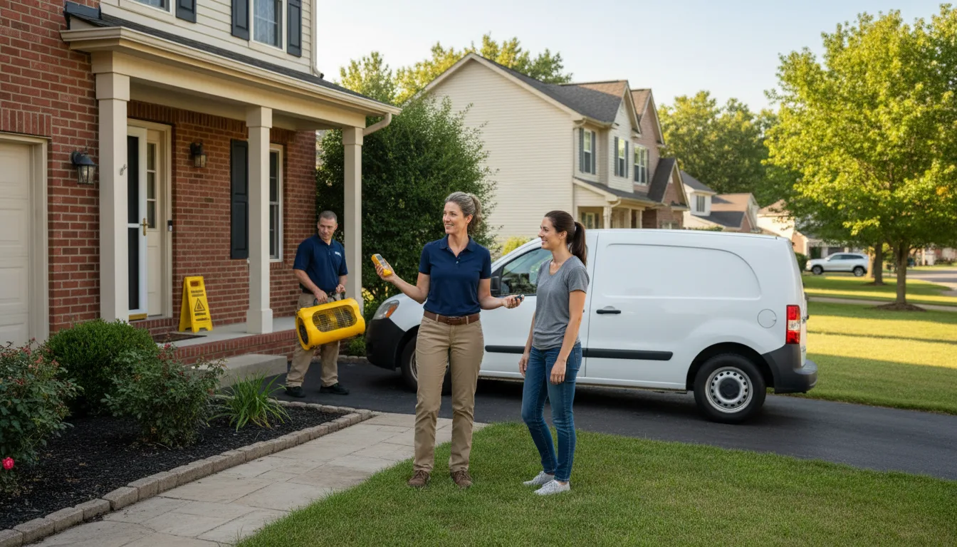 Residential water damage restoration in Rillito, AZ